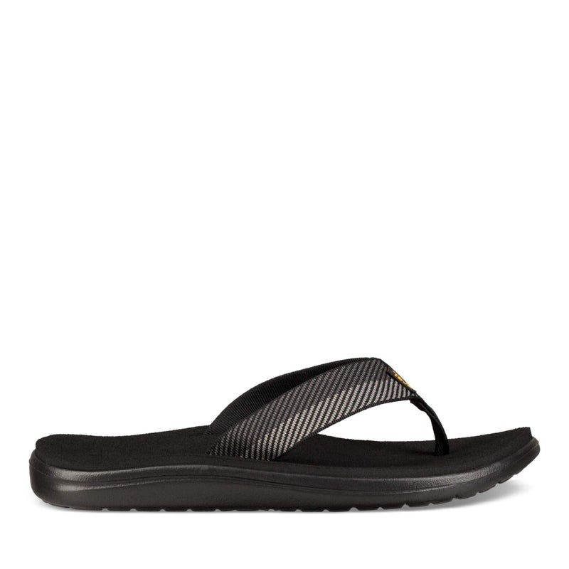 Teva mens Voya Flip Flop, Vori Black/Gray, 9 US